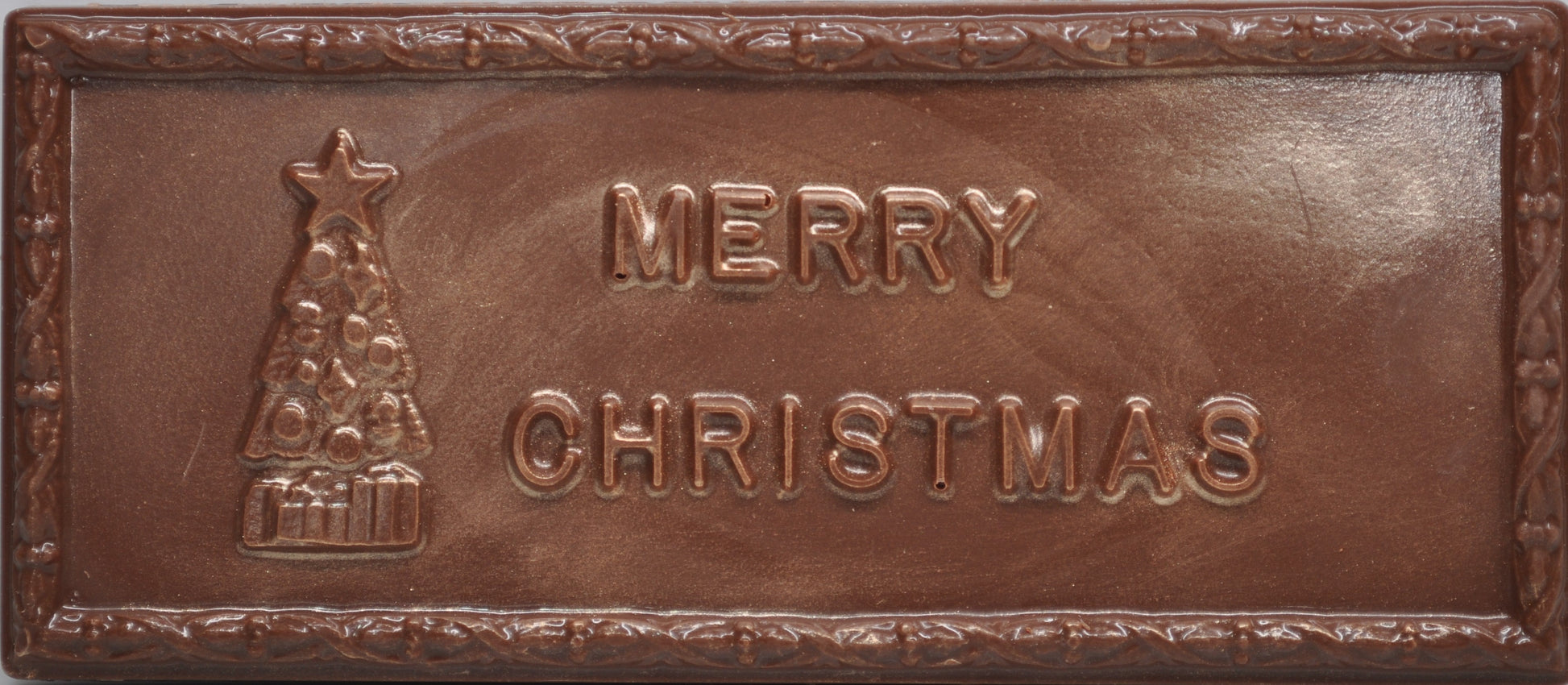 Merry Christmas Bar - Peppermint & Milk Chocolate