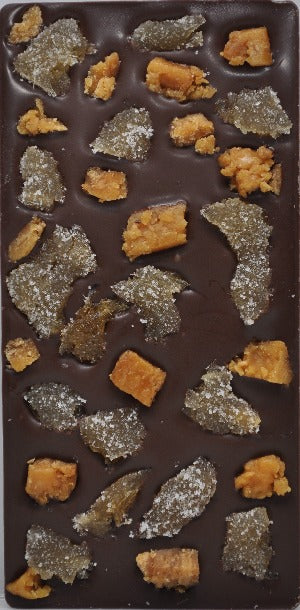 Candied Ginger with Jaggery Chocolate Bar