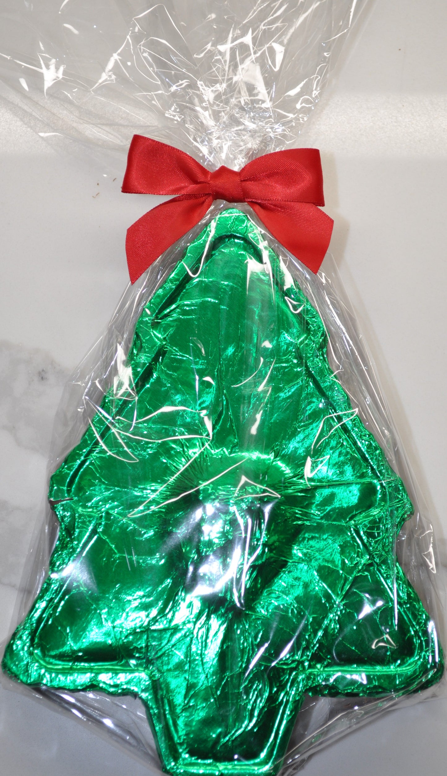 Large Christmas Tree shaped Chocolate Gift Box with Candied Orange Slices